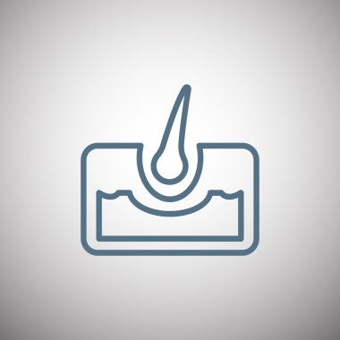 insan saçı simgesi 