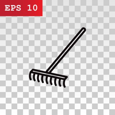 Bahçe tırmıkları simgesi