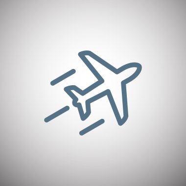 Uçak çizgisi simgesi