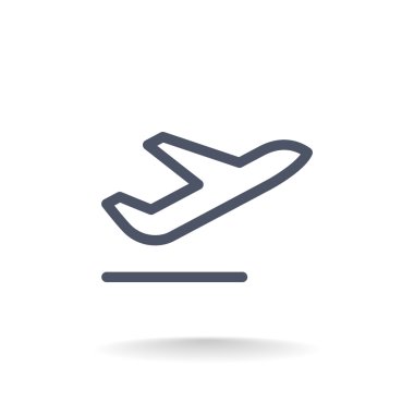 Uçak çizgisi simgesi