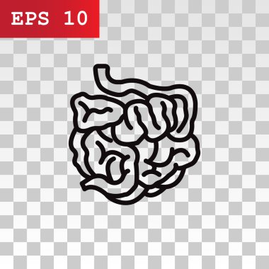 insan küçük bağırsak simgesi