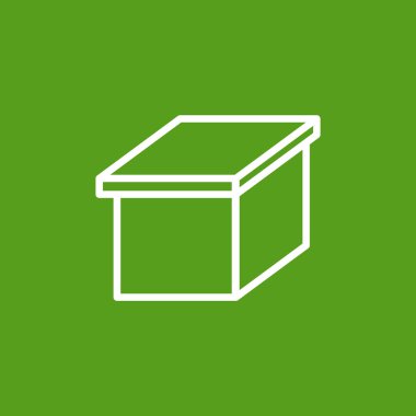 karton kutu simgesi paketleniyor