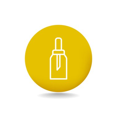 Jel, köpük veya sıvı sabun şişe simgesi