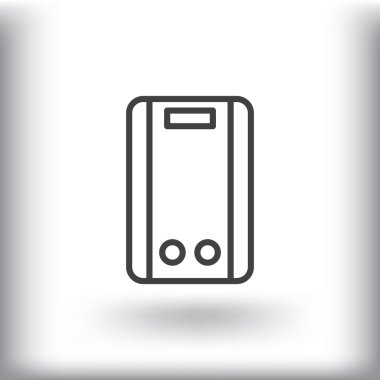 gaz su ısıtıcı simgesi