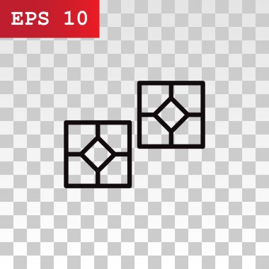 Yapı malzemeleri - fayans simgesi