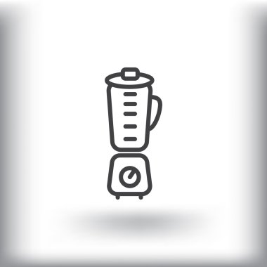 Elektrik blender simgesi.