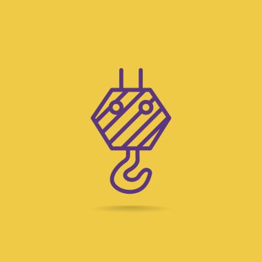 Yapı vinci kancası simgesi