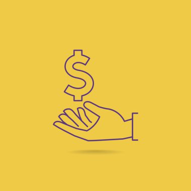 el simgesi olarak dolar.  