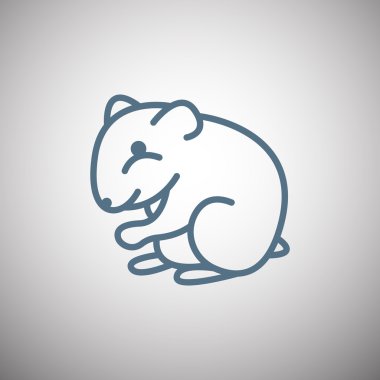 Çizgi film hamster simgesi