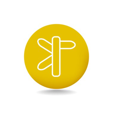 yön işareti simgesi