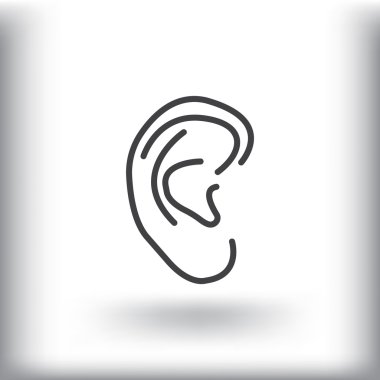 İnsan kulağının simgesi