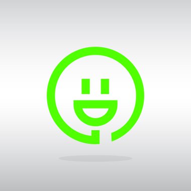 gülen ve fiş simgesi