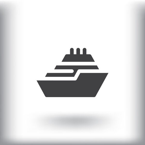 ship web icon. 