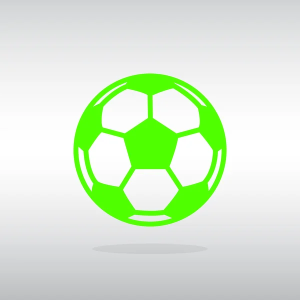 Icono de pelota de fútbol — Vector de stock