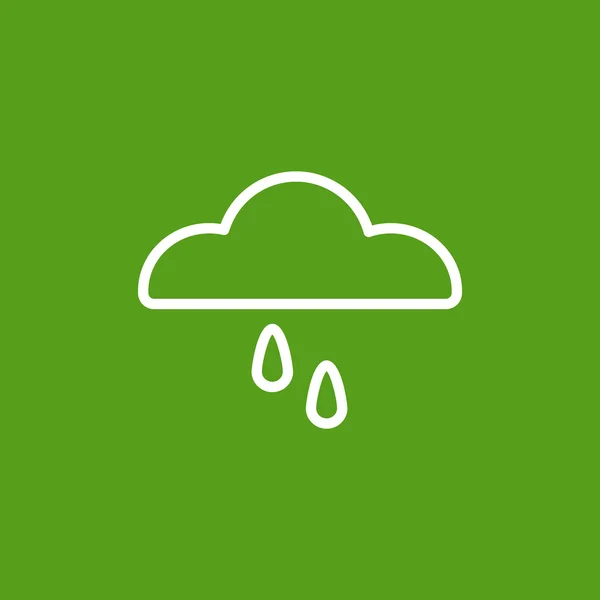 Cloud and rain icon — Stock Vector