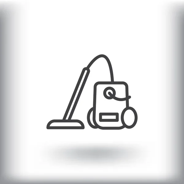 Icono de aspiradora — Vector de stock