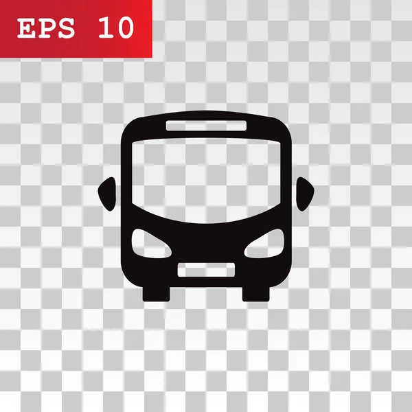 Personenvervoer bus pictogram — Stockvector