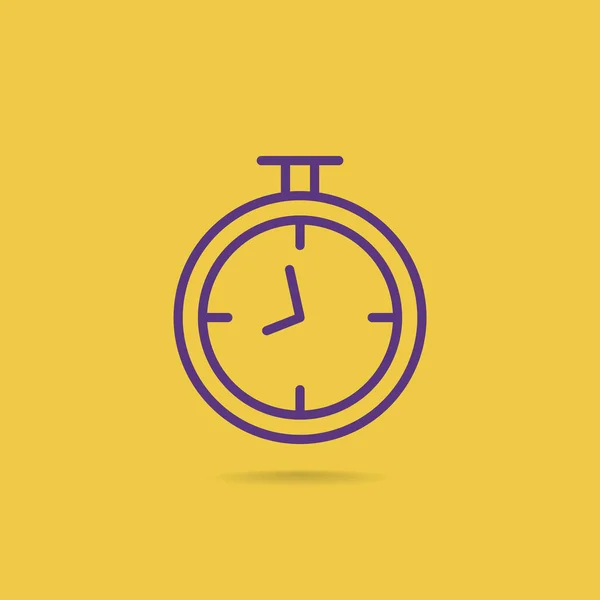 Mechanische stopwatch pictogram — Stockvector