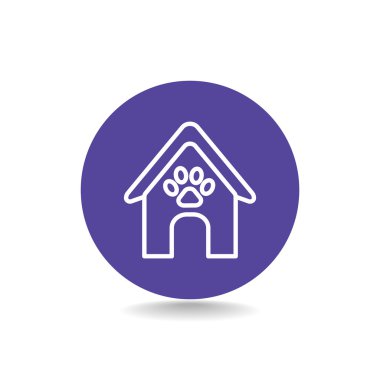 Köpekler simgesi için kulübeler