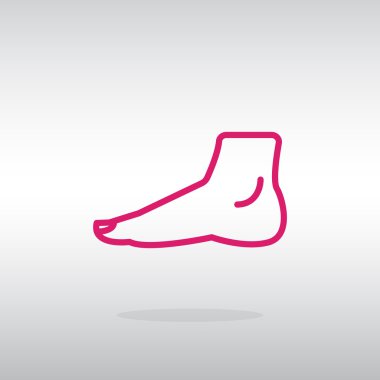 İnsan ayağı simgesi 