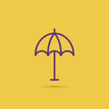 Plaj şemsiye simgesi