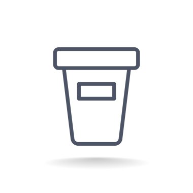 Yukarı take-out içki simgesi kapatın