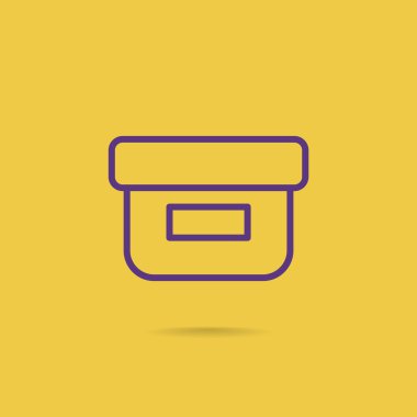 yiyecek kabı simgesi