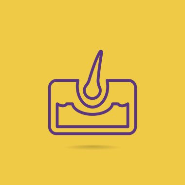 insan saçı simgesi 