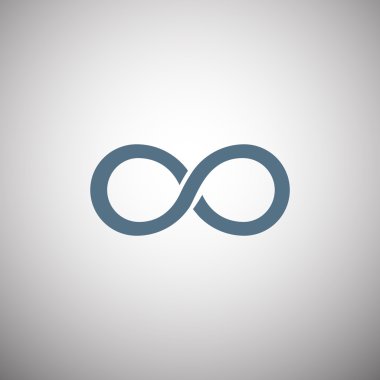 Infinity matematik işareti simgesi