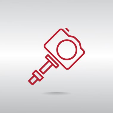 Monopod ile fotoğraf makinesi için selfie