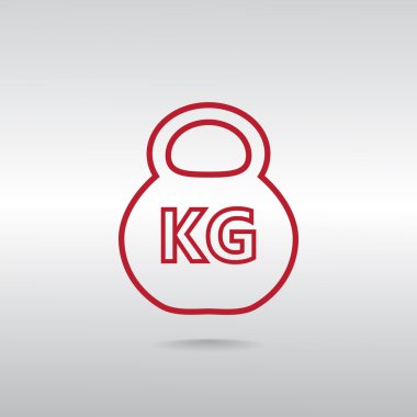 Ağırlık kg simgesi