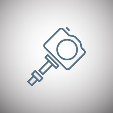 Monopod ile fotoğraf makinesi için selfie