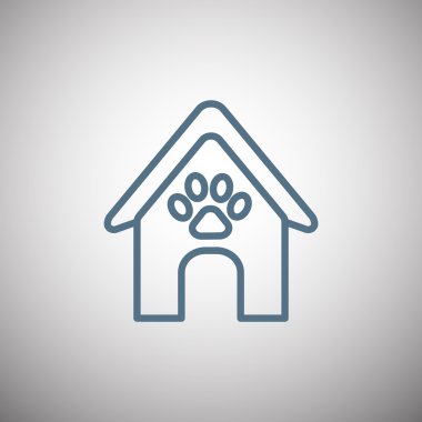 Köpekler simgesi için kulübeler