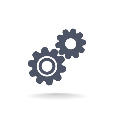 Mekanizma cogwheels simgesi