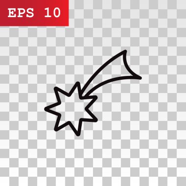 Noel yıldızı simge. 