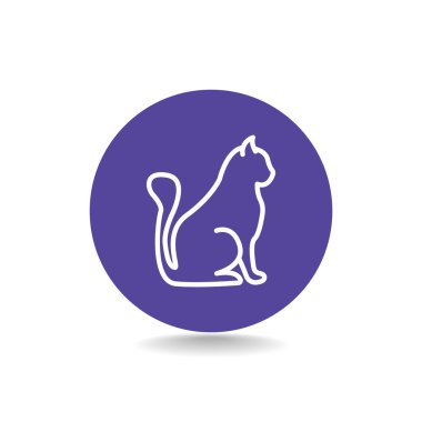 kedi evde beslenen hayvan simgesi