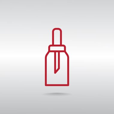 Jel, köpük veya sıvı sabun şişe simgesi