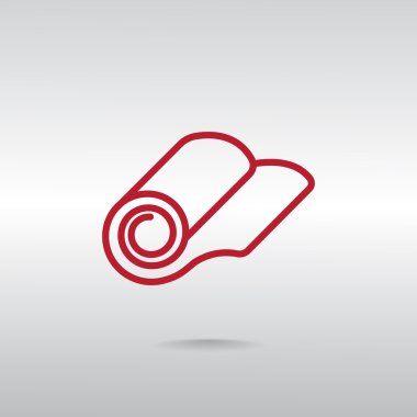 rulo duvar kağıdı simgesinin