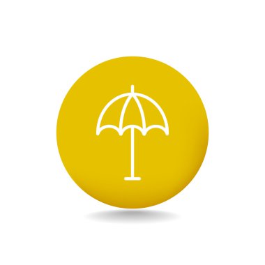 Plaj şemsiye simgesi