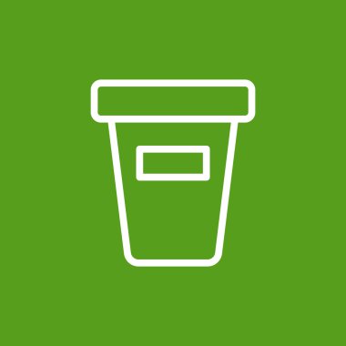 Yukarı take-out içki simgesi kapatın