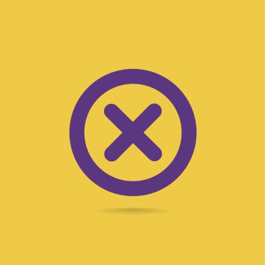 Yanlış işareti simgesi