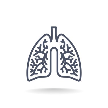 İnsan akciğerleri simgesi