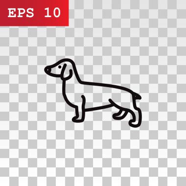 Dachshund köpek simgesi
