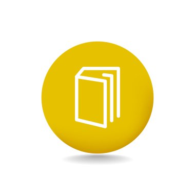 kitap düğme simgesi