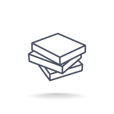 Kitaplar eğitim simgesi