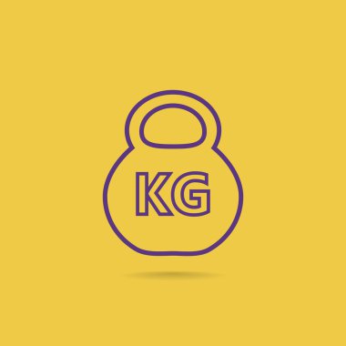 Ağırlık kg simgesi