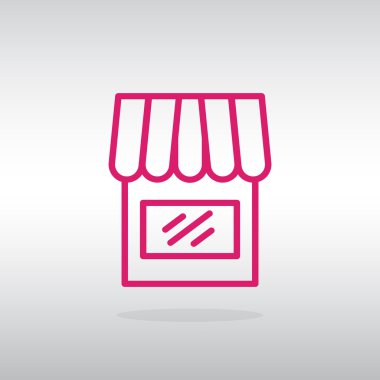 Dükkanı cephe web simgesi