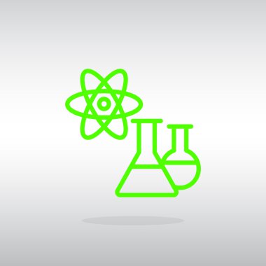 kimyasal laboratuvar simgesi