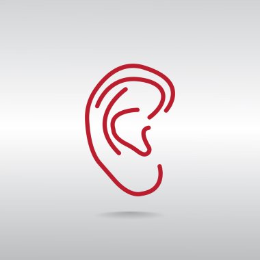İnsan kulağının simgesi
