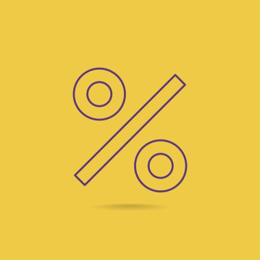 yüzde işareti simgesi